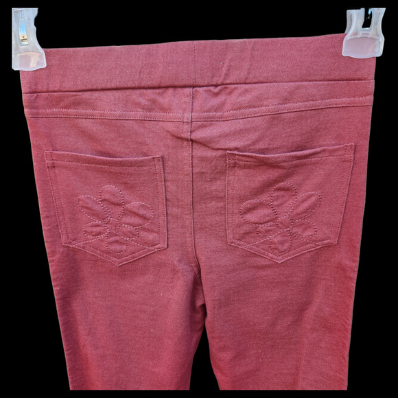 Mia Joy Joyfolie Fyfe Jegging Girls Size 14 Rust Skinny Rose Gold Glitter NWT - Picture 6 of 11